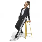 Толстовка adidas Essentials full zip, черный - фото 4