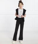 Футболка детская Patrizia Pepe хлопковая с принтом, белый - фото 2