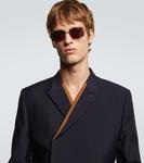 Прямоугольные солнцезащитные очки с подвеской Horsebit Gucci - фото 3