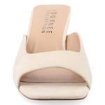 Широкие босоножки на каблуке Journee, bone - фото 3