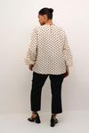 Блузка KAFFE CURVE Blouse Oscarne, белый - фото 4