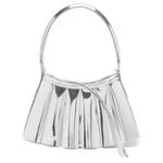 LACOSTE Полиуретановая сумка малая unisex silver - фото