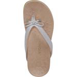 Женские сандалии-вьетнамки Bella Vionic, vapor grey leather - фото 4