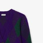 Кардиган женский Burberry, фиолетовый / зеленый - фото 5