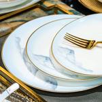 Yichen, набор посуды, фарфор костяной фарфор, круглый, 56 предметов - фото 4