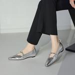 Echo&yolo Серебряные туфли Мэри Джейн, цвет Silver - фото 3