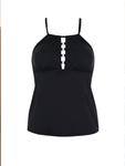 Топ танкини OLYMPIA, черный - фото