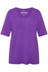 Футболка Ulla Popken, фиолетовый - фото