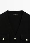 Кардиган Massimo Dutti Cardigan, Black - фото 9