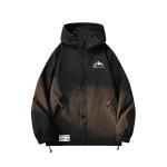 Ветровка Unisex LIGHTNING MONSTER, черная (с флисовой подкладкой и утепленная) - фото