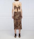 Платье Pinko acino, коричневый - фото 4