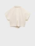 Блуза MANGO KIDS PALMEIRA, кремовый - фото 2