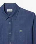 Мужская рубашка Regular Fit облегченная Lacoste, синий - фото 4