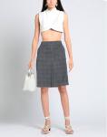 Мини-юбка 120% Lino, свинцовый - фото 2