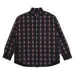 Рубашка Y/Project Velcro Padded Overshirt, Red/Grey Check - фото
