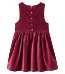 Платье Thelma из хлопкового вельвета Wheat, Ruby Red - фото 3