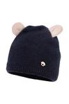 Детская шерстяная шапка GINO Jamiks, темно-синий - фото