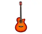 Гитара Washburn EA15ITB-A Festive Series Mini Jumbo Cutaway A/E - фото 2
