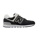 Кроссовки New Balance 574 Core Little Kid 'Black Grey', черный - фото