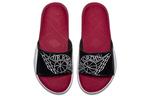 Шлепанцы (GS) Air Jordan Hydro 7 Black Red White (W) Slippers '' - фото 3