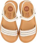 Современные сандалии для девочек GIOSEPPO, белый - фото 4