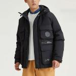 Спортивная модная коллекция пуховик мужской черный Lining, черный - фото 5