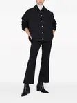 Куртка-рубашка с логотипом JIL SANDER, черный - фото 2