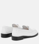 Кожаные лоферы Prada, белый - фото 3