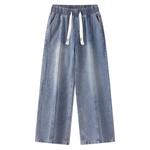 Джинсы унисекс Dnnnnx, синий - фото 47