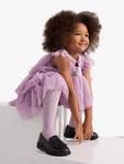 Детское платье с ярусами из сетки Lindex, Light Lilac - фото 4