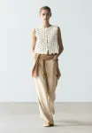 Жилет Massimo Dutti, Beige - фото 2