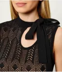 Топ slim fit Liu Jo, черный - фото 4