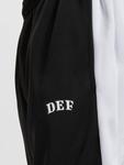 Брюки свободного кроя DEF, черный - фото 3