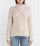 Свитер из шерсти Marc Cain Regular Fit, кремовый - фото