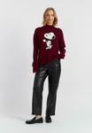 Джемпер CHINTI & PARKER TEA TIME SNOOPY, Claret/Dark Red - фото 2