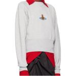 Свитшот с вышивкой Orb Vivienne Westwood, серый - фото 7