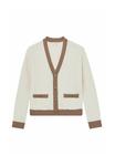 Кардиган Reiss Cardigan, Cream Neutral/Beige - фото 4