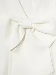 Платье с бантом TWINSET Kids, белый - фото 2