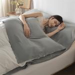 Yalu Спальный мешок 180х210 см, 4 предмета, цвет Medium Gray - фото 5