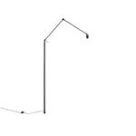 QAZQA - Современный кронштейн для торшера черный - Editor - продолговатый стальной - Светодиод подходит E27 - фото