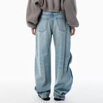 Джинсы с застежкой-молнией Alexander Wang, синий - фото 3