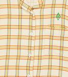 Хлопковый топ в клетку кенгуру The Animals Observatory, белый - фото 2