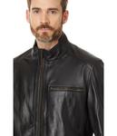 Куртка Cole Haan Smooth Lamb Jacket, Black 2 - фото 3