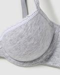 Бюстгальтер из пеноматериала для девочек на косточках Cotton Juice, серый - фото 3