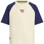 Adidas Футболка Warm Vanilla/Dark Blue Kids' - фото