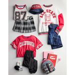 Панамы для девочек Limited Too, цвет Red Navy - фото 3