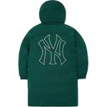 Пуховик унисекс зеленый Mlb - фото 2