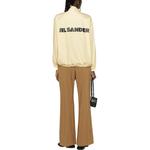 Куртка с принтом логотипа JIL SANDER, желтая - фото 5