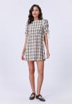 Платье Even&Odd Day dress, Ecru/Grey/Beige - фото 2