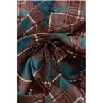 Клетчатый шелковый фуляр Dsquared2, Bicolor - фото 2